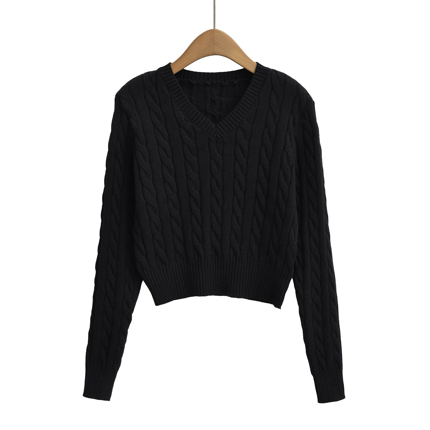 Daily Commute Crewneck Long-Sleeve Solid Color Sweater