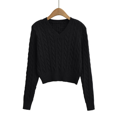 Daily Commute Crewneck Long-Sleeve Solid Color Sweater