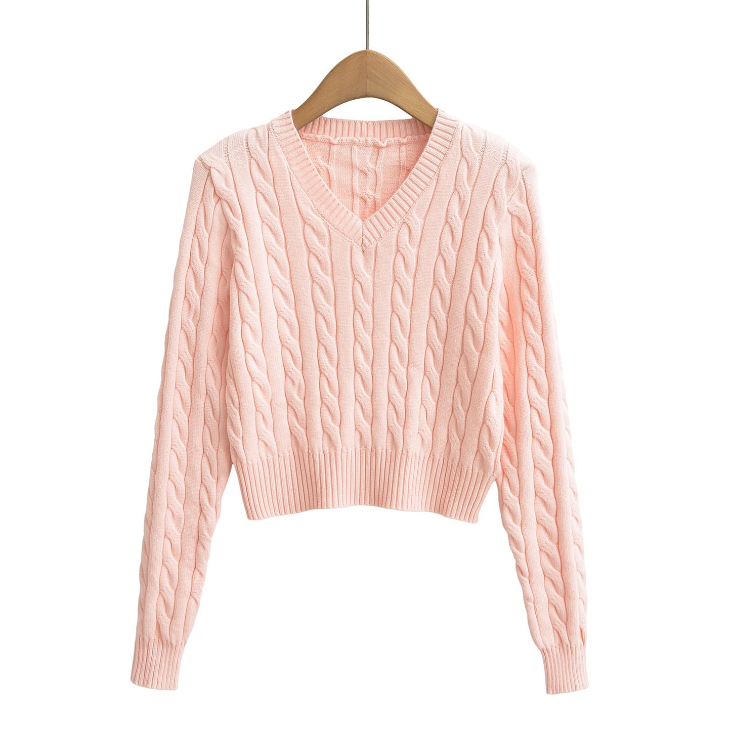 Daily Commute Crewneck Long-Sleeve Solid Color Sweater