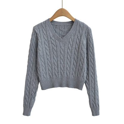 Daily Commute Crewneck Long-Sleeve Solid Color Sweater