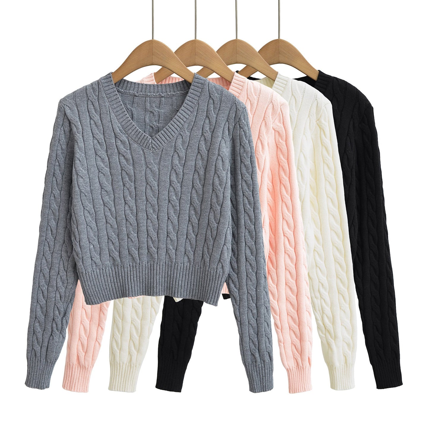 Daily Commute Crewneck Long-Sleeve Solid Color Sweater
