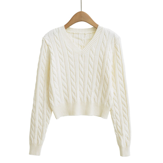 Daily Commute Crewneck Long-Sleeve Solid Color Sweater