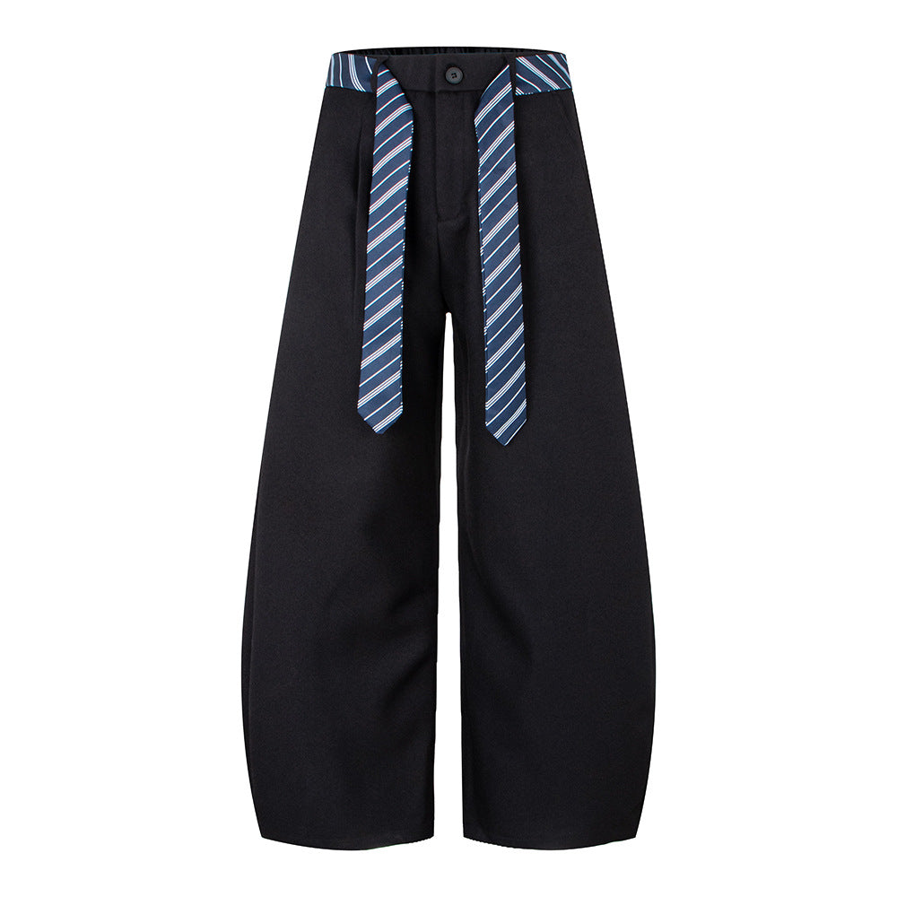 Loose, multi-purpose, drapey wide-leg casual pants